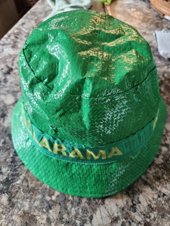 Accessories - Nwt Green Parachute-Style Bucket Hat - Branded